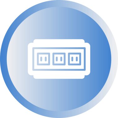 soket ağ simgesi vektör illüstrasyonu