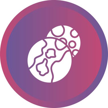 Güzel ve renkli bir yumurtanın çizimi