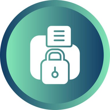 ikon vektör illüstrasyonunu kilitle