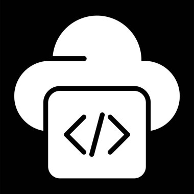 Oyun Sunucusu Web sunucusu ikon vektör çizimi 