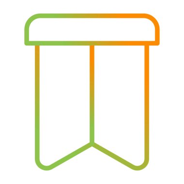 Bir kağıdın yeşil ve beyaz arkaplanının vektör çizimi