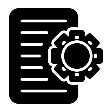 dosya simgesi, vektör illüstrasyonu 