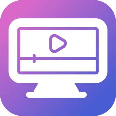 Bilgisayar web simge vektör çizim