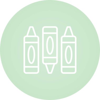 Bir spreyin çizgi simgesinin vektör çizimi