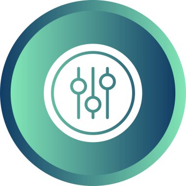 Modern bir simgenin vektör illüstrasyonu