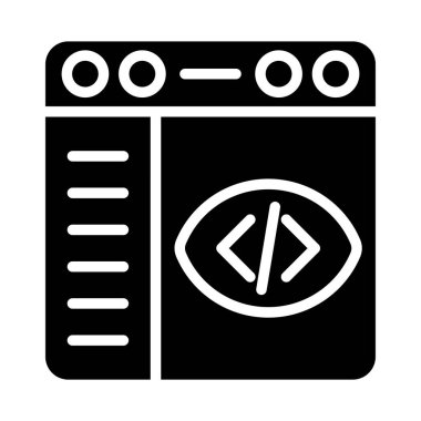 Modern bir simgenin vektör illüstrasyonu