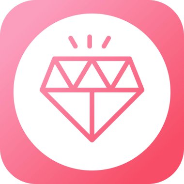 Elmas web simge vektör çizim