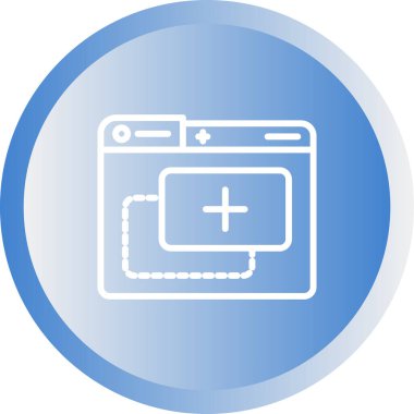 Modern b 'nin vektör illüstrasyonu eksik simgesi