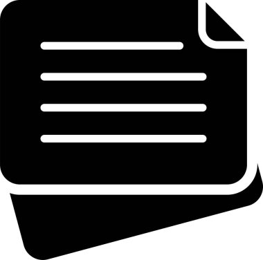 belge dosya vektör simgesi