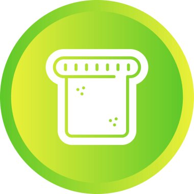 Tek bir izole simgenin vektör illüstrasyonu