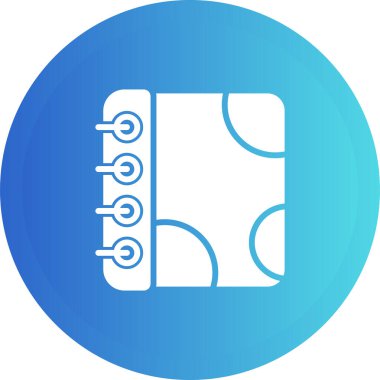 Mavi ve beyaz arkaplanın vektör çizimi