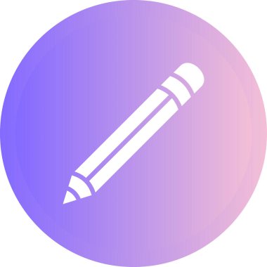 Kalem. Web simgesi basit illüstrasyon