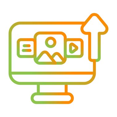 Kamera. Web simgesi basit illüstrasyon