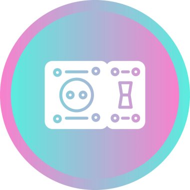 GFCI Outlet ağ vektör illüstrasyonu