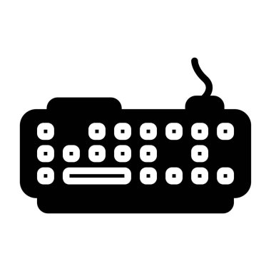 bilgisayar klavyesi vektör illüstrasyon tasarımı