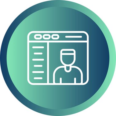 seo modern simgesinin vektör illüstrasyonu