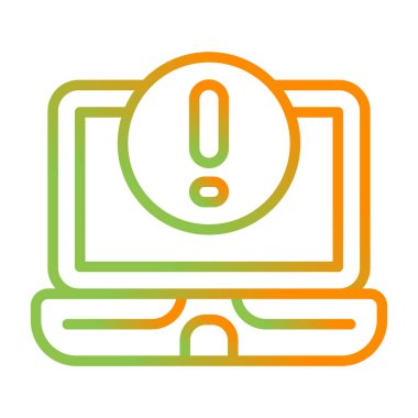 dizüstü bilgisayar simgesi, vektör illüstrasyonu 