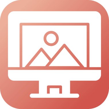 Modern simgenin vektör illüstrasyonu