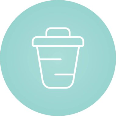 Benzersiz kahve fincanı vektör simgesi