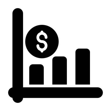 Mali büyüme vektör simgesi. biçim düz sembol, gri renk, yuvarlak açılar, beyaz arkaplan