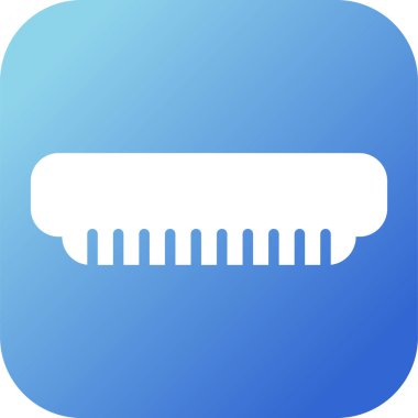 Tarak. Web simgesi basit illüstrasyon