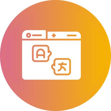 seo modern simgesinin vektör illüstrasyonu