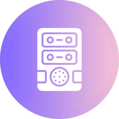 Modern ve basit tasarımın vektör simgesi