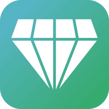 Elmas web simge vektör çizim