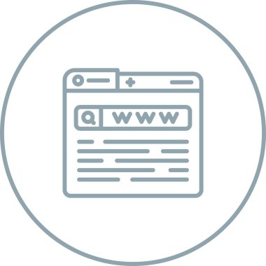 Modern bir simgenin vektör illüstrasyonu