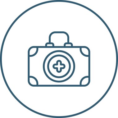 ilk yardım çantası simgeyi yuvarladı