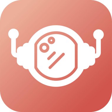 robot ikon vektör illüstrasyonu