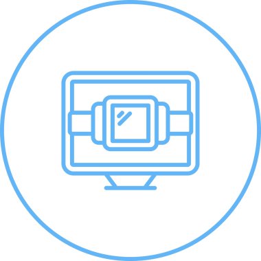 seo modern simgesinin vektör illüstrasyonu