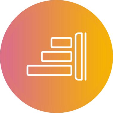 Kitap simgesinin vektör illüstrasyonu