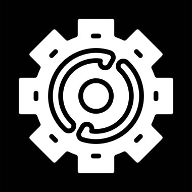 Teçhizat Web simgesi basit illüstrasyon