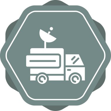 Modern oto tamir simgesinin vektör illüstrasyonu