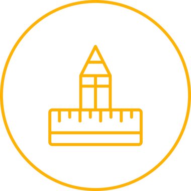 Yapı simgesinin vektör illüstrasyonu