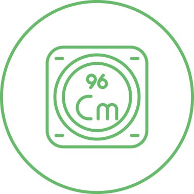 Kimyasal element ağ basit illüstrasyon