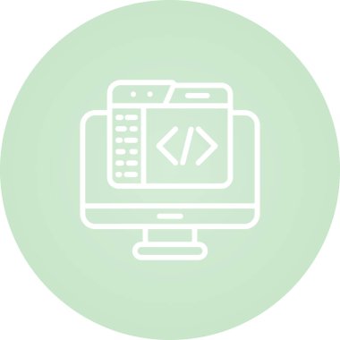 Web simgesi vektör illüstrasyonu