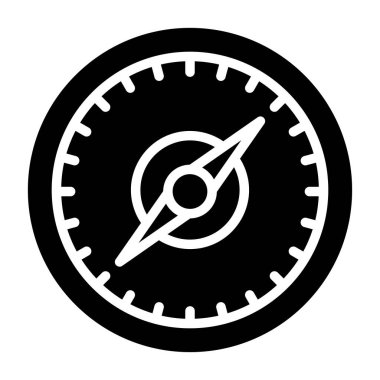 pusula simgesi web basit illüstrasyon