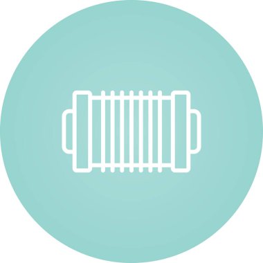 Kablo Spool Roller Web simgesi çizimi