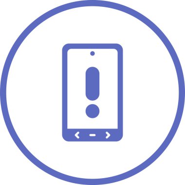 akıllı telefon web simgesi vektör çizimi