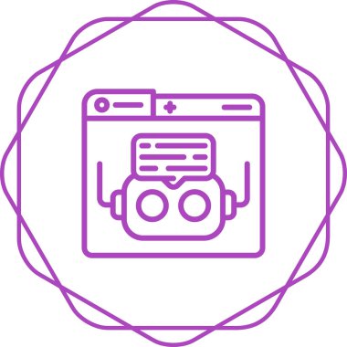 seo modern simgesinin vektör illüstrasyonu