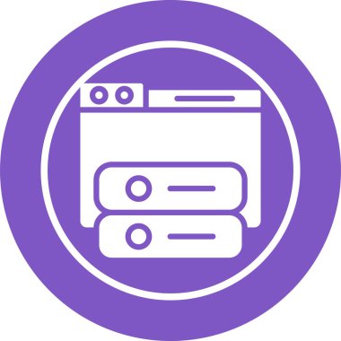 Windows web simgesi vektör çizimi