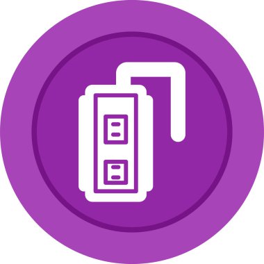 soket ağ simgesi vektör illüstrasyonu