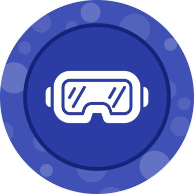 Oyun Kulaklığı web simgesi, vektör illüstrasyonu 