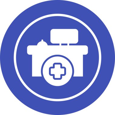 tıbbi durum ikonu vektör illüstrasyonu