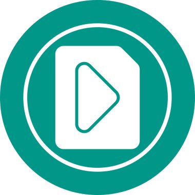 Çalma simgesinin vektör illüstrasyonu