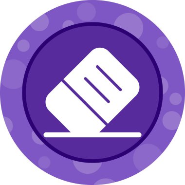 Temizlik. Web simgesi basit illüstrasyon