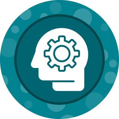 Beyin vites vektörü düz simge