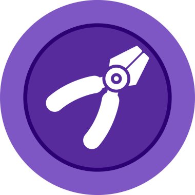 Kerpeten simgesi ana hat vektörü. sıcak hava